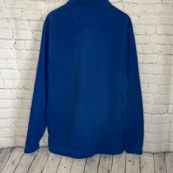 Saddlebred Men’s Blue Pullover Fleece 1/4 Zip Jacket Size Large New Blu Horizon - Picture 4 of 4